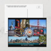 Carte postale des attractions touristiques embléma (Devant / Derrière)