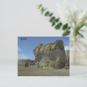 Carte postale des Bad Lands du Nouveau-Mexique (Debout devant)