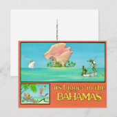 Carte postale des Bahamas plus grande (Devant / Derrière)