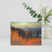 Carte Postale Des Bancs D'Or Au-Dessus De La Rivière Snake Au Co (Debout devant)