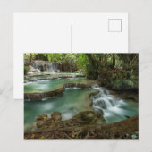 Carte postale des bassins de la cascade de la forê (Devant / Derrière)