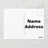 Carte postale des bâtiments de Lisbonne (Dos)