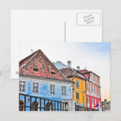 Carte postale des bâtiments Sibiu (Devant / Derrière)