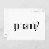 Carte Postale des bonbons ? (Devant / Derrière)