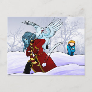 Carte Postale Des boules de neige !