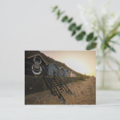 Carte postale des cabanes de plage Cromer (Debout devant)