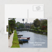Carte postale des Canaux de Venice Beach ! (Devant / Derrière)