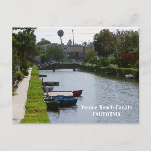 Carte postale des Canaux de Venice Beach ! (Devant)