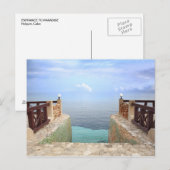 Carte postale des Caraïbes du Cuba (Devant / Derrière)