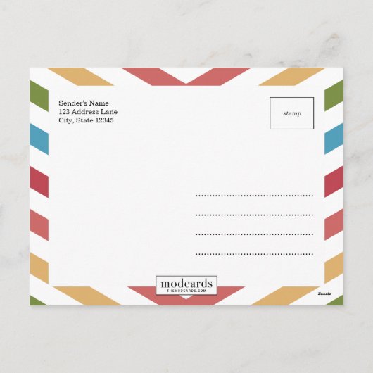 Carte postale des Cartes photos fériés de RAINBOW (Dos)