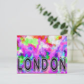 Carte postale des célébrations du carnaval de Lond (Debout devant)