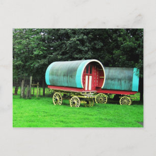 Carte Postale Des chariots colorés. Bunratty Village, Irlande