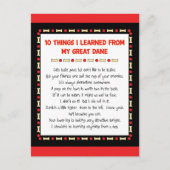 Carte Postale Des Choses Drôle Que J'Ai Apprises De Mon Grand Da (Devant)