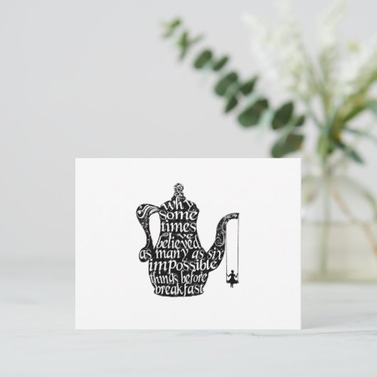 Carte Postale Des choses impossible (Debout devant)