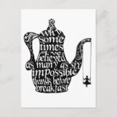 Carte Postale Des choses impossible (Devant)