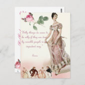 Carte Postale Des choses stupides (Devant / Derrière)