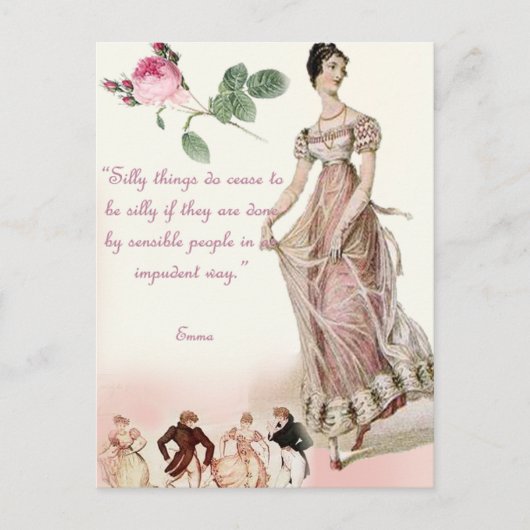 Carte Postale Des choses stupides (Devant)