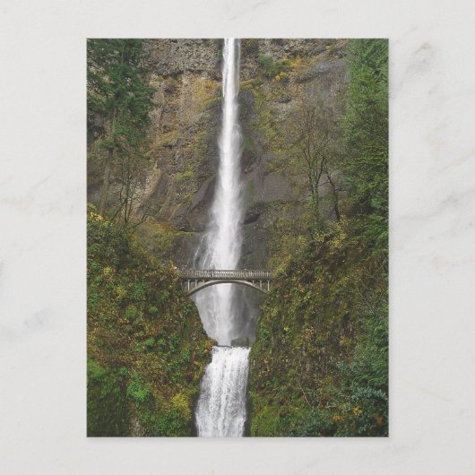 Carte postale des chutes de Multnomah et de la pas (Devant)