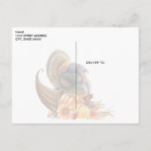 Carte postale des Citrouilles de Turquie Thanksgiv (Dos)