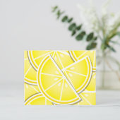 Carte Postale Des coins de citron funky ! (Debout devant)