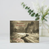 Carte postale des condoléances les plus sincères (Debout devant)