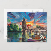 Carte postale des contes de fées de Prague (Devant / Derrière)