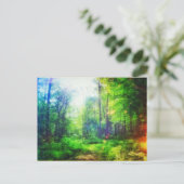 CARTE POSTALE DES COULEURS DE SOLEIL FORESTIER (Debout devant)