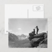 Carte Postale Des cowboys sur une crête (Devant / Derrière)