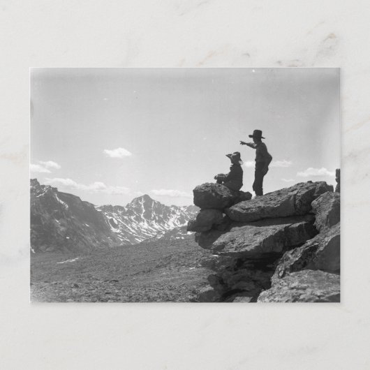 Carte Postale Des cowboys sur une crête (Devant)