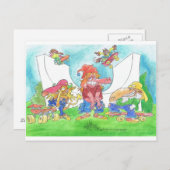 Carte Postale Des créatures cool. (Devant / Derrière)