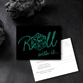 Carte Postale Dés dés RPG | Emerald Tabletop Gamer Changement de