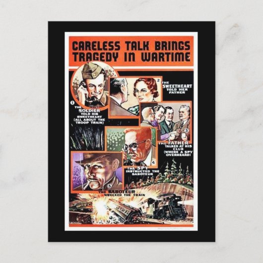 Carte Postale Des Discussions Insouciantes Apportent Tragédie En (Devant)