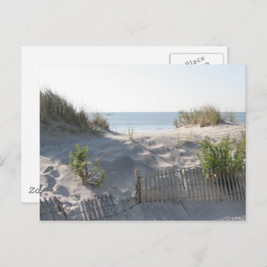 Carte postale des dunes (Devant / Derrière)