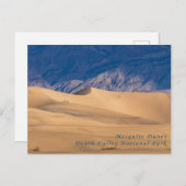 Carte postale des dunes de Mesquite Death Valley N (Devant / Derrière)