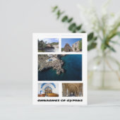 Carte postale des églises de Chypre (Debout devant)