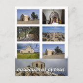 Carte postale des églises de Chypre (Devant)