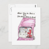 Carte postale des énonciations drôles animated (Devant / Derrière)