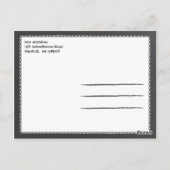 Carte postale des enseignants de l'école (Dos)