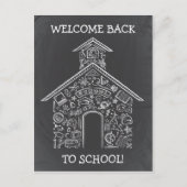 Carte postale des enseignants de l'école (Devant)