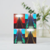 Carte postale des escalators (Debout devant)