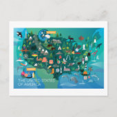 Carte postale des États-Unis (Devant)