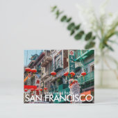 Carte postale des États-Unis de San Francisco (Debout devant)