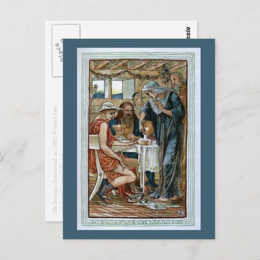 Carte Postale Des Étrangers Dirigés, (Devant / Derrière)