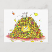 Carte postale des feuilles d'automne (Devant)