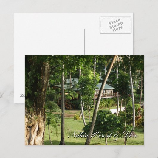 Carte postale des Fidji (Devant / Derrière)