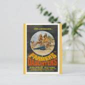 CARTE POSTALE DES FILLES AGRICOLES (Debout devant)