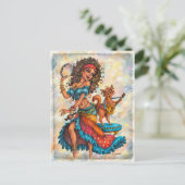 Carte postale des filles gitane (Debout devant)