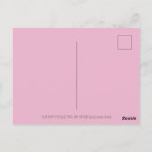 CARTE POSTALE DES FLAMANTS ROSES ROSES FABRIQUENT DE LA NEIGE, D (Dos)