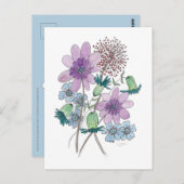 Carte Postale Des fleurs aussi ! (Devant / Derrière)