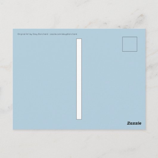 Carte Postale Des fleurs aussi ! (Dos)